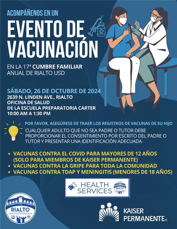 Vaccine Event Flyer